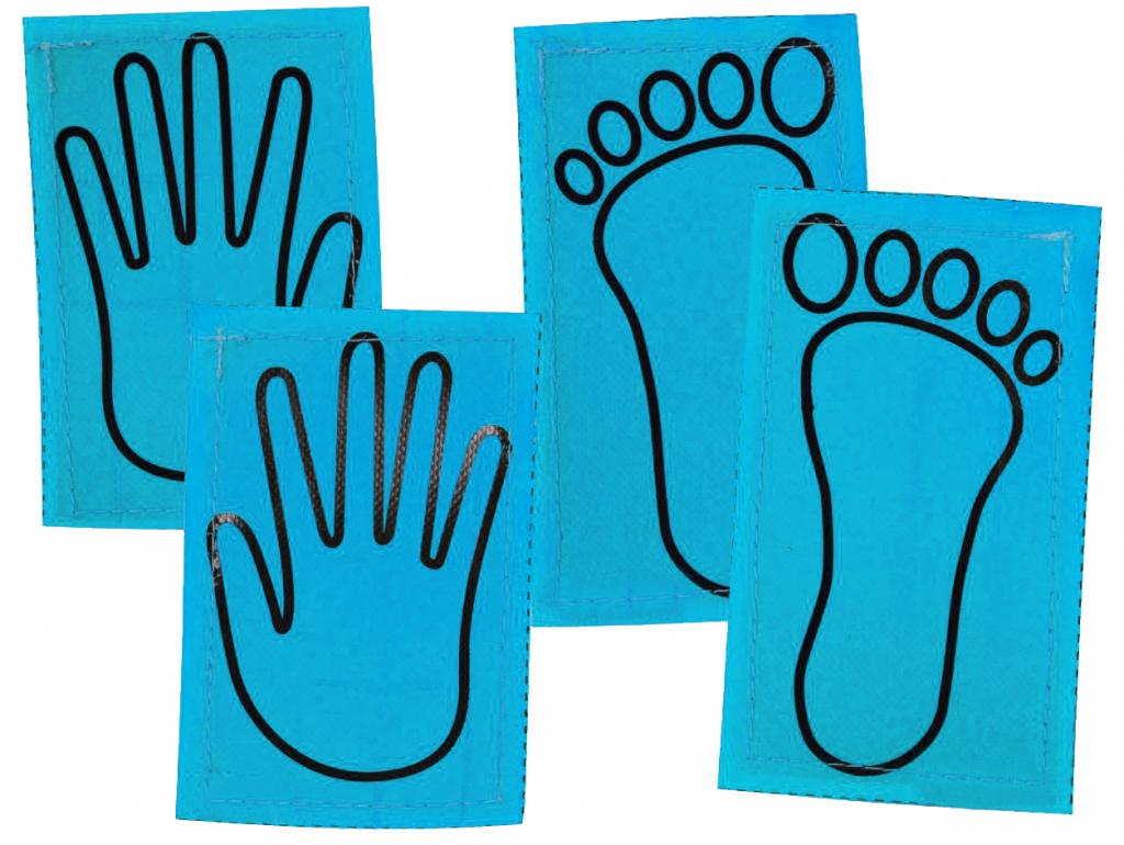 Manos y Pies Pegables